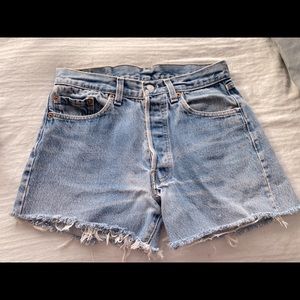 Vintage 504 Levi’s cut off jeans